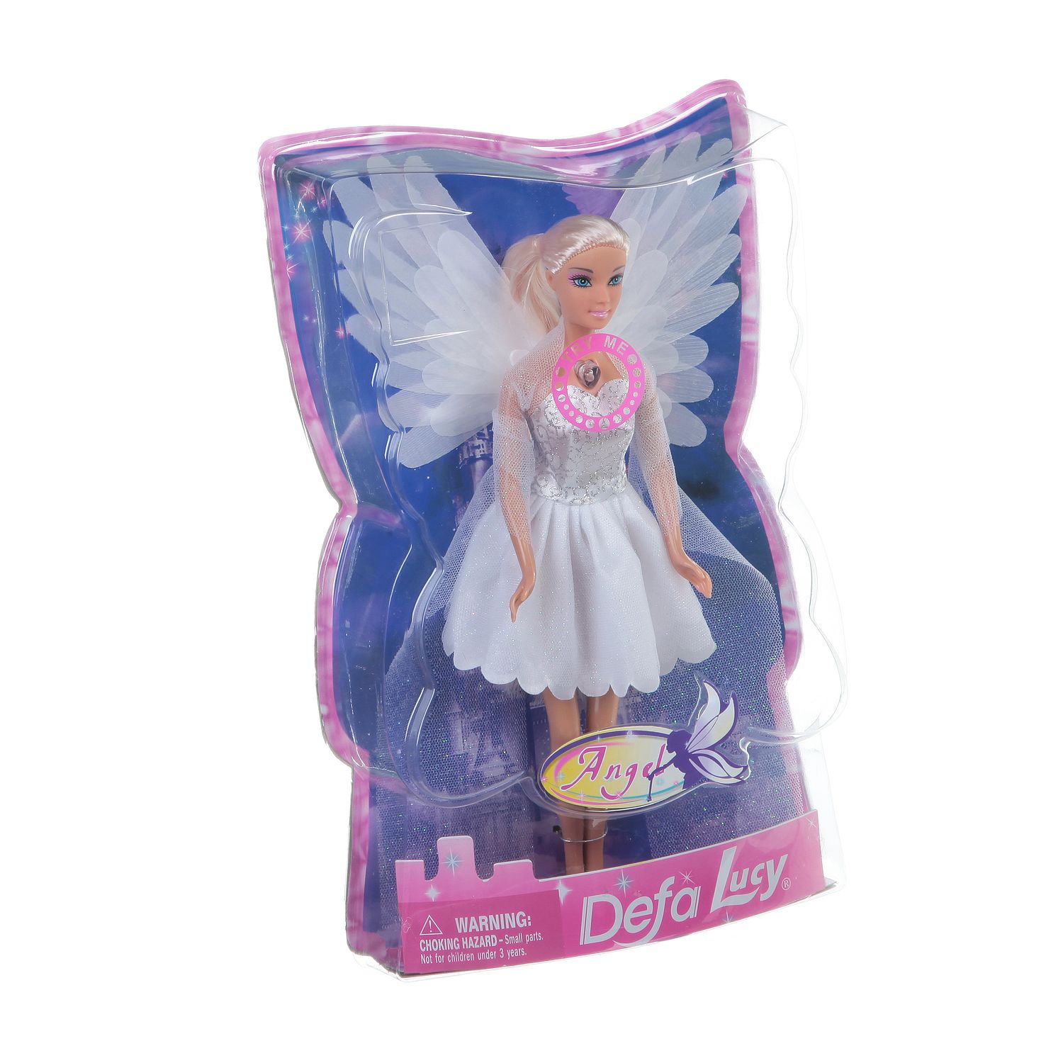 Кукольный аксессуар Крылья ангела белые